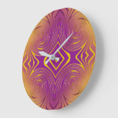 textuur van metalen draden grote klok (Hoek)