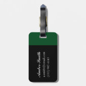 Textuur van Mexicaans weefsel Bagagelabel (Achterkant verticaal)