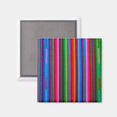 Textuur van Mexicaans weefsel Magneet (Voorkant / Achterkant)