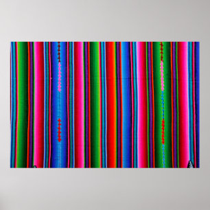 Textuur van Mexicaans weefsel Poster