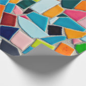 textuur van mozaïektegels sjabloon cadeaupapier (Hoek)