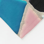 textuur van mozaïektegels sjabloon fleece deken (Hoek)