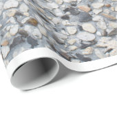 textuur van muurstenen cadeaupapier (Rol Hoek)