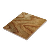 Textuur van natuurhouten keramische tegel tegeltje (Zijkant)