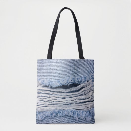 Textuur van natuurlinnen tote bag (Voorkant)