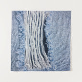 Textuur van natuurlinnen wandkleed (Voorkant (horizontaal))