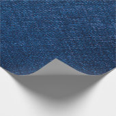 textuur van naveljeans cadeaupapier (Hoek)