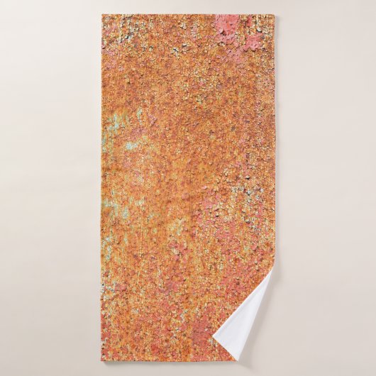 Textuur van old painted metalabstract, age, anc badhanddoek (Badhanddoek)