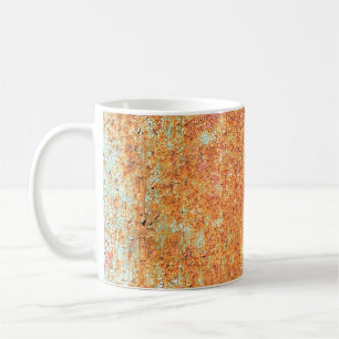 Textuur van old painted metalabstract, age, anc koffiemok
