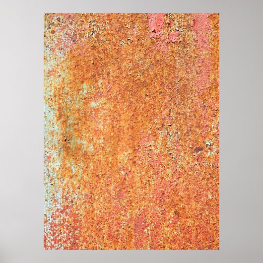 Textuur van old painted metalabstract, age, anc poster (Voorkant)