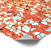 Textuur van old painted metalabstract, age, anc poster (Hoek)