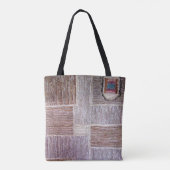 textuur van oorspronkelijk tapijtvloertapijt tote bag (Achterkant)