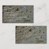 textuur van opgeslagen kalksteen-blokdetails visitekaartje (Voorkant / Achterkant)