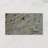 textuur van opgeslagen kalksteen-blokdetails visitekaartje (Achterkant)