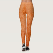textuur van Oranje schil Leggings (Achterkant)