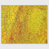 Textuur van oude gele verfgekraakte abstracte verf cadeaupapier (Vlak)
