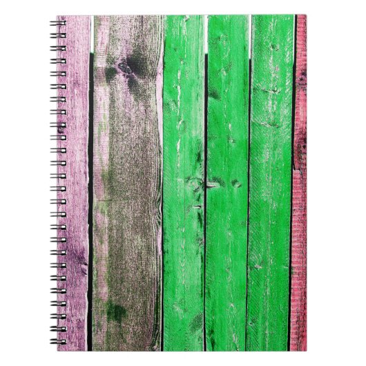 Textuur van oude houten fenceabstract, achtergrond notitieboek (Voorkant)