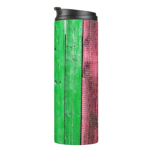 Textuur van oude houten fenceabstract, achtergrond thermosbeker (Geroteerd rechts)