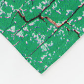 Textuur van oude houten omheining met schuurverf.  fleece deken (Hoek)