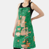 Textuur van oude houten omheining met schuurverf.  schort (Insitu)