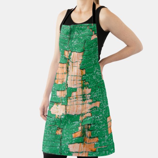 Textuur van oude houten omheining met schuurverf.  schort (Insitu)