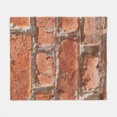 Textuur van oude ingewekte steen. Achtergrond van Fleece Deken (Voorkant (Horizontaal))