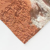 Textuur van oude ingewekte steen. Achtergrond van Fleece Deken (Hoek)