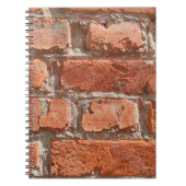 Textuur van oude ingewekte steen. Achtergrond van Notitieboek (Voorkant)