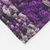 Textuur van paarse tartaanstof, nuttig als achterg fleece deken (Hoek)