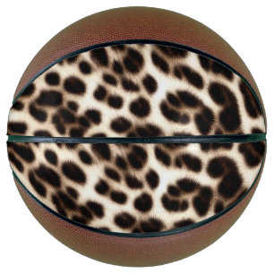 textuur van pelsdieren schil cheetah leopard basketbal
