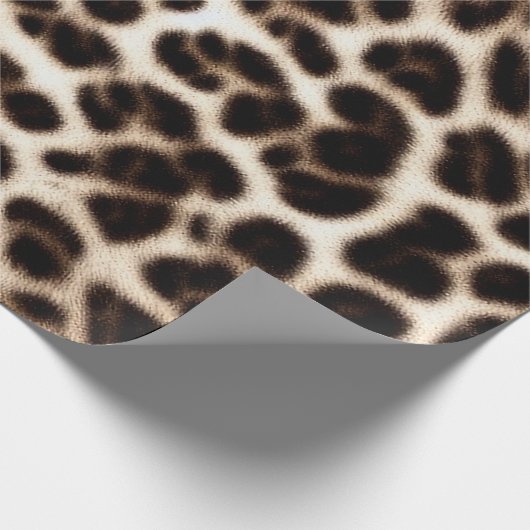 textuur van pelsdieren schil cheetah leopard cadeaupapier (Hoek)
