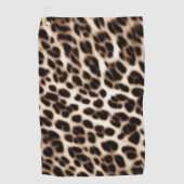 textuur van pelsdieren schil cheetah leopard golfhanddoek (Voorkant)