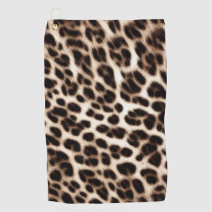 textuur van pelsdieren schil cheetah leopard golfhanddoek