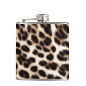 textuur van pelsdieren schil cheetah leopard heupfles (Voorkant)