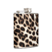 textuur van pelsdieren schil cheetah leopard heupfles (Rechts)