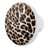 textuur van pelsdieren schil cheetah leopard keramische knop (Rechts)