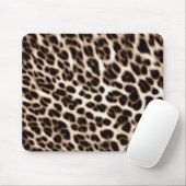 textuur van pelsdieren schil cheetah leopard muismat (Met muis)