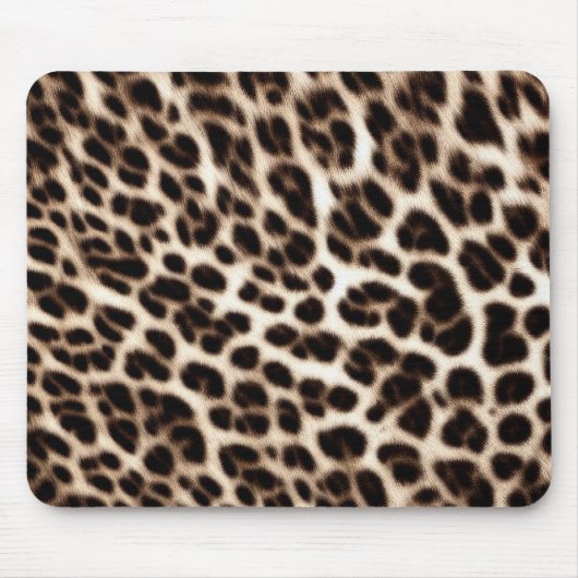 textuur van pelsdieren schil cheetah leopard muismat (Voorkant)