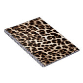 textuur van pelsdieren schil cheetah leopard notitieboek (Rechterzijde)