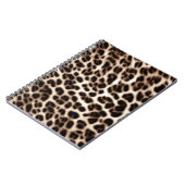 textuur van pelsdieren schil cheetah leopard notitieboek (Linkerzijde)