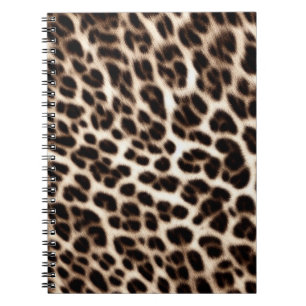 textuur van pelsdieren schil cheetah leopard notitieboek