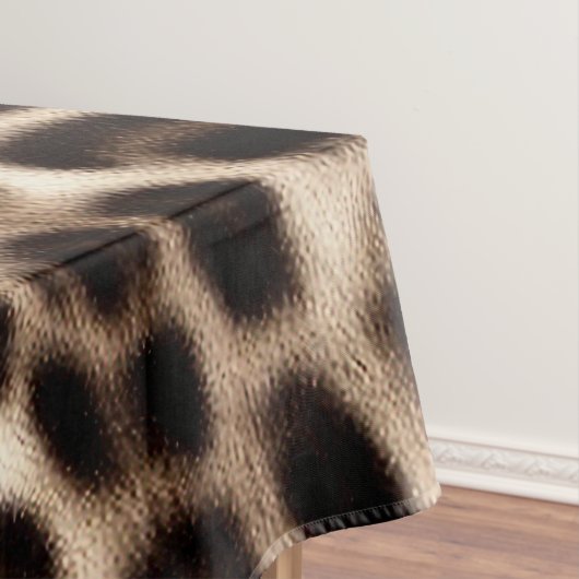 textuur van pelsdieren schil cheetah leopard tafelkleed (Voorbeeld)