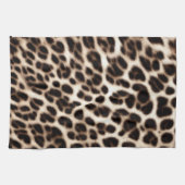 textuur van pelsdieren schil cheetah leopard theedoek (Horizontaal)