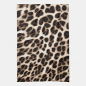 textuur van pelsdieren schil cheetah leopard theedoek (Verticaal)