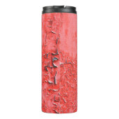 Textuur van  roestgeschilderd ijzerwandbekleding thermosbeker (Achterkant)