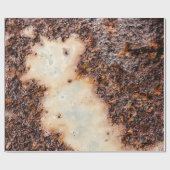 textuur van roodbruin roestvrij metaal cadeaupapier (Vlak)