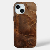  textuur van ruw leer Case-Mate iPhone case (Achterkant)