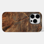  textuur van ruw leer Case-Mate iPhone case (Achterkant (horizontaal))