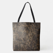 textuur van ruw leer tote bag (Voorkant)