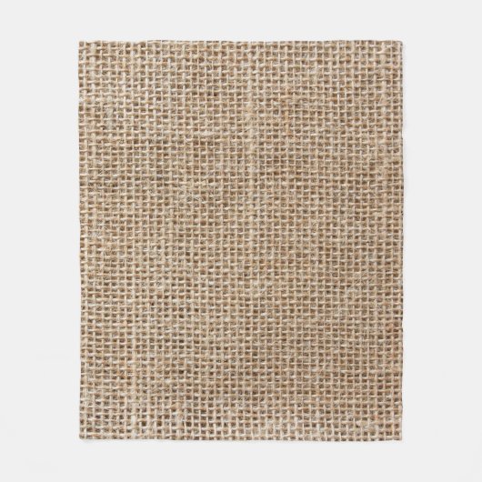 textuur van ruw linnen fleece deken (Voorkant)